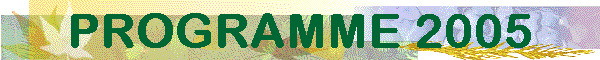 PROGRAMME 2005